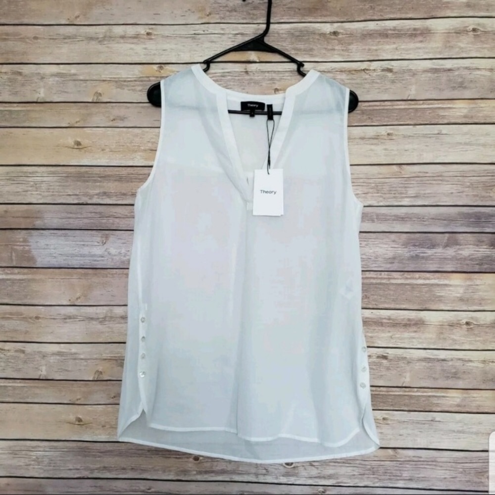 Theory Airy Sleeveless Top